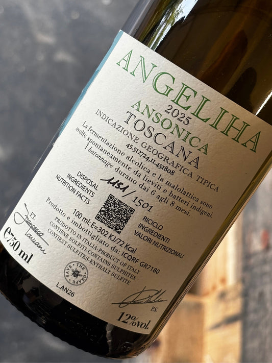 "Angeliha" 2025 - IGT Toscana Bianco