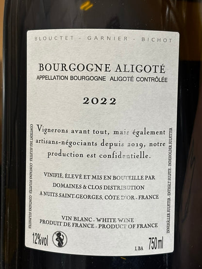 "Bourgogne Aligoté" 2022