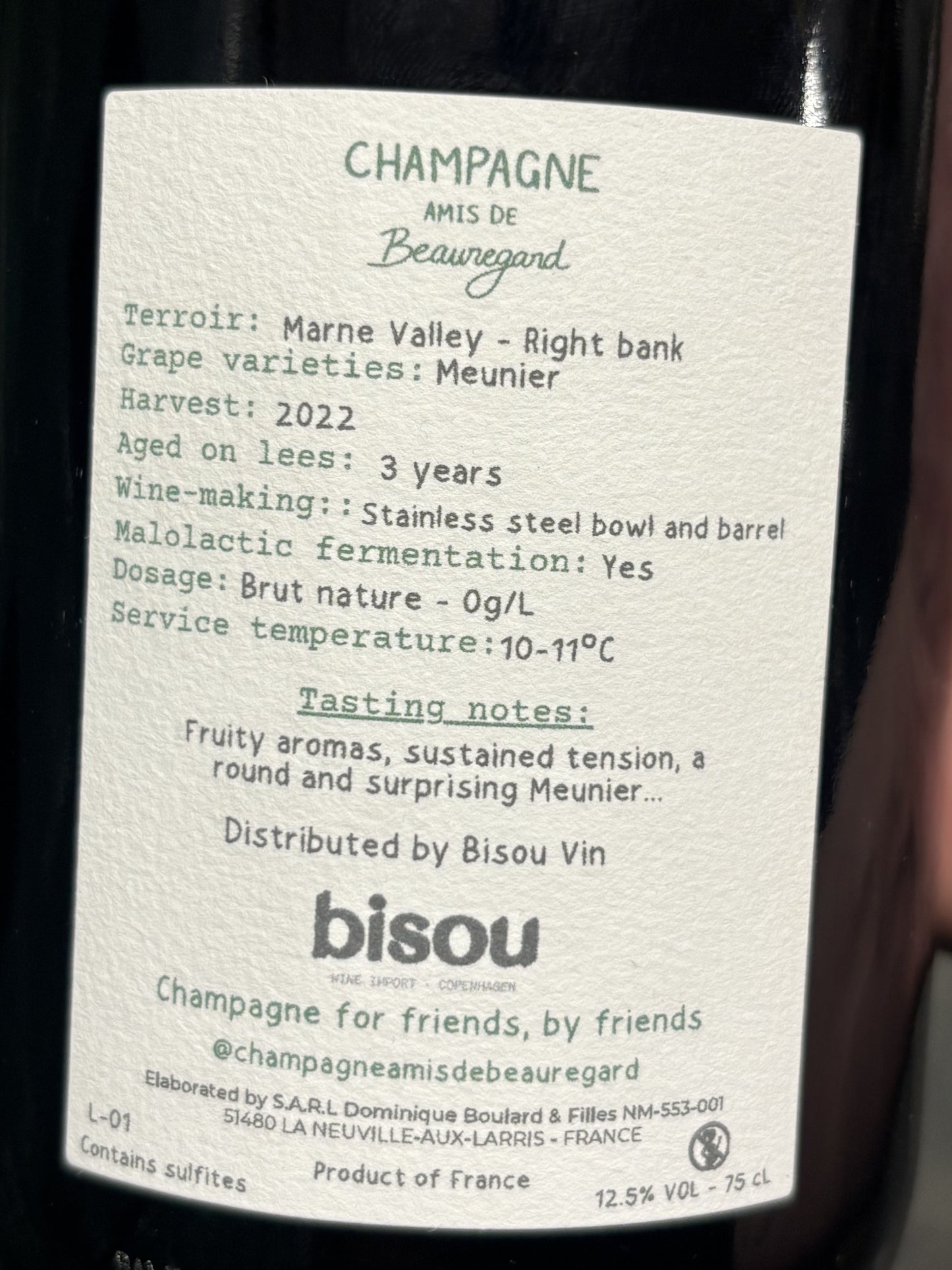 "Blanc de Noirs" La bande à Meunier - N.V. - Brut Nature