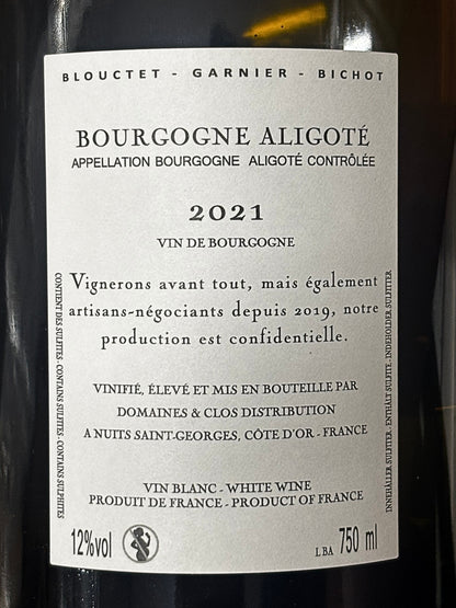 "Bourgogne Aligoté" 2021